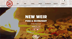 Desktop Screenshot of newweirpizza.com